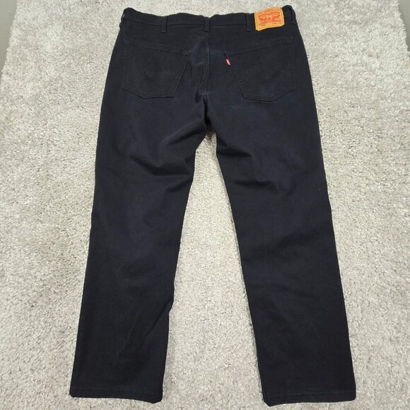 Levis 541 Jeans Men 38x30 (Fits 38x28) Black Athletic Taper Fit All Seasons Tech - Picture 7 of 12